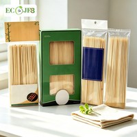 Bâtonnets de bambou plats jetables personnalisés, bâtonnets de bambou pour corn dog à marque privée, écologiques, qualité alimentaire, fournisseur d'usine OEM ODM