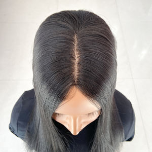 Gran Stock de Pelucas con Base de Seda para Mujer, Cabello Humano Natural de Lujo, Toupee con Base de Seda 5*6.5 para Mujer # NA - Product Image 5