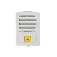 Interphone de cabine d'ascenseur de haute qualité à trois parties avec construction en plastique et métal, design moderne pour bâtiments multi-usages