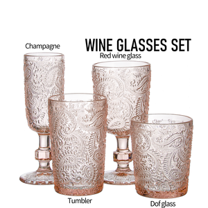 Samyo <span class=keywords><strong>Personnalisé</strong></span> <span class=keywords><strong>Pas</strong></span> <span class=keywords><strong>Cher</strong></span> Vintage En Relief Tige Épaisse Rose Couleur <span class=keywords><strong>Champagne</strong></span> Flûtes En Verre pour <span class=keywords><strong>Mariage</strong></span> <span class=keywords><strong>À</strong></span> La Maison - Product Image 2
