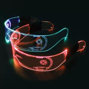 Venta caliente Adulto Estilo futurista LED Light-Up Gafas 7 colores 4 modos Recargable <span class=keywords><strong>Cool</strong></span> Technology <span class=keywords><strong>Cool</strong></span> <span class=keywords><strong>Style</strong></span> Glass - Product Image 6