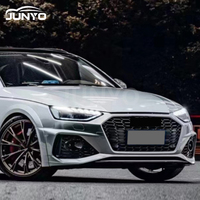 Kit carrosserie Junyo : Ensemble de pare-chocs avant et pièces automobiles pour Audi A4 RS4 Allroad 2020-2025, avec calandre intégrée