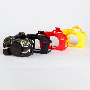 Housse de Protection en Silicone Souple pour <span class=keywords><strong>Appareil</strong></span> <span class=keywords><strong>Photo</strong></span> <span class=keywords><strong>Nikon</strong></span> D5200, Étui de Corps en Caoutchouc - Product Image 3