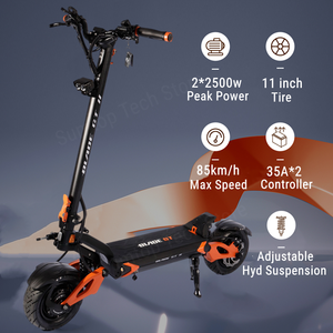 Monopattino Elettrico TEVERUN Blade <span class=keywords><strong>Gt</strong></span> II ad Alte Prestazioni UE/USA, Doppio Motore 3200W 60V 26 Ah 85km/h, Freno Idraulico TFT, NFC - Product Image 4