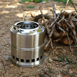 เตาถ่านพับได้แบบพกพา น้ำหนักเบา ขนาด M ใช้ฟืนหรือถ่าน  ขาตั้งเตาแบบพับได้ พกพาสะดวก น้ำหนัก 760 กรัม - Product Image 4