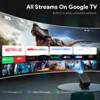 Proyector Inteligente Topleo 8K 1080P Android TV de Tiro Ultra Corto para Negocios y Educación, Proyector Inteligente Portátil
