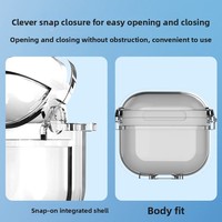 Étui transparent pour écouteurs PC pour AirPods Pro 3, antichoc, anti-rayures, anti-chute, protection intégrale, durable, léger