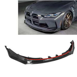Lèvre de pare-chocs avant en Fiber de carbone sèche, Style Vorsteine, Type <span class=keywords><strong>Spoiler</strong></span> pour <span class=keywords><strong>BMW</strong></span> G82 G83 <span class=keywords><strong>M4</strong></span> G80 M3, nouvel arrivage, 2020-21 - Product Image 1