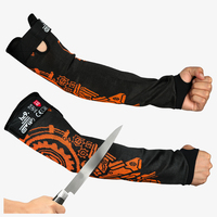 Manches de protection anti-coupure XINGYU HPPE résistantes à la chaleur avec trou pour le pouce pour le soudage, l'agriculture et le travail de sécurité
