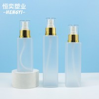 Flacon pompe carré en plastique pour cosmétiques, 100 ml, 120 ml, 150 ml, 180 ml, 200 ml, avec pompe à pression, pour shampoing