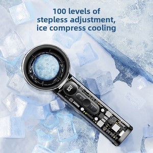 Ventilador Portátil Mini Turbo X05 Popular para Uso Externo com Display Digital e Bateria de 2000mAh-4000mAh de Baixa Consumo - Product Image 4