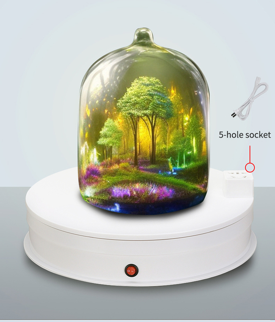 Good 2020AR 20CM Smart Dome 360 Suction Photography Product Motorized Rotating Stand Display Table Turntable for Photography