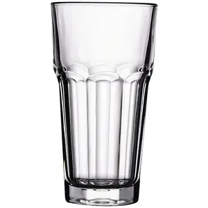 Glas achteckige Bier becher Bar KTV Restaurant Transparente Wasser becher mit großer Kapazität