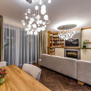 <span class=keywords><strong>Lustre</strong></span> PM Long Hotel avec boules de <span class=keywords><strong>verre</strong></span> blanches, élégant <span class=keywords><strong>lustre</strong></span> en <span class=keywords><strong>verre</strong></span> blanc et luminaires suspendus pour escalier - Product Image 3