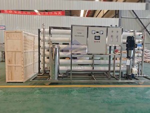 Système de filtration d'eau par osmose inverse industrielle avec pompe, garantie 1 an, capacité 500 L/heure - Product Image 4