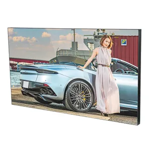 Tela de emenda de vídeo LCD de parede para TV de exibição de publicidade interna, preço baixo de 46 55 polegadas, marca IDB, venda quente por atacado