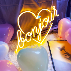 Enseigne néon LED personnalisée moderne pour la décoration de chambre, hôtel, <span class=keywords><strong>studio</strong></span>, éclairage mural design - Product Image 5