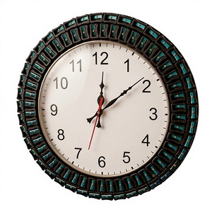 Creative Pencil Sharpener Mosaic Wall <b>Clock</b> Handmade Silent Hanging Quartz Needle Art Deco Decorative for Living Room Office - Product Image 2
