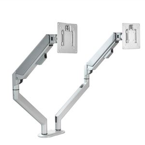 Soporte para Computadora de Pantalla Doble de 13-32 Pulgadas con Brazo de Monitor con Resorte de Gas, Rotación, Elevación y Telescópico, Disponible en Stock - Product Image 4