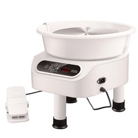 Máquina de Cerámica LISI de Accionamiento Directo de 250-450W, 10 Pulgadas, Pantalla Táctil LCD, Pedal, Enchufe Universal, Certificación CE, <60dB