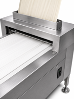 Chaîne de production de nouilles automatique en acier inoxydable NDL, machine commerciale de fabrication de nouilles pour snacks, 350 kg/h, cœur PLC, 10 kW, haute efficacité, CE