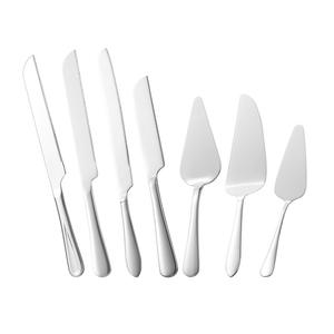 Ensemble de couteau à pain et spatule à gâteau série K00, 7 pièces, bord dentelé poli, 35 pouces de long, pour la pâtisserie et le service - Product Image 1