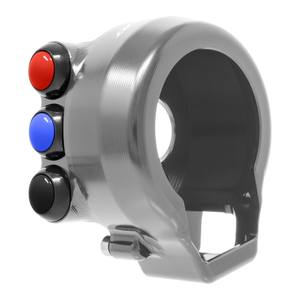 Couvercle de commande d'accélérateur avec interrupteur de guidon intégré pour Aprilia Dorsoduro (Titanium) - Product Image 3