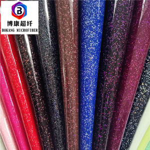 Tela de Microfibra Bokang con Brillo, Cuero Sintético PU Resistente a la Abrasión, Material para Calzado - Product Image 1