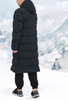 Veste d'hiver pour homme de haute qualité 2026, vente en gros, veste matelassée d'extérieur, manteau long chaud en duvet