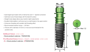 Acessórios de Implante Dentário de Fundição Multi-Unit Personalizados OEM, Abutment Angulado com Parafuso, Broca e Acessórios - Product Image 5