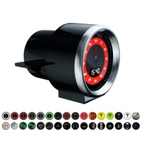 NaviHua para Porsche Cayenne 2010-2017, Reloj Cronómetro LCD Nuevo para el Tablero Central del Interior del Automóvil, Brújula, Reloj Electrónico Automático