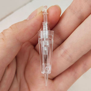 Venta al por mayor aguja semipermanente plástico transparente 1RL 3RL 5RL 5F 7F tatuaje Microblading <span class=keywords><strong>Micro</strong></span> aguja cartucho para proveedor - Product Image 6