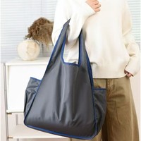 Sac fourre-tout personnalisé en polyester et nylon, sac promotionnel, fabricant en gros, sac de courses réutilisable écologique, sac pour salon professionnel, OEM