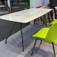 2026 Empfohlenes Produkt: Aluminium-Tischgestell-Lieferant – Kommerzielles ovales Esstischgestell aus Aluminiumguss im Retro-Bistrotisch-Stil mit 4 Beinen