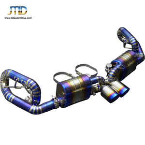 Sistema de Escape Catback Valvetronic de Titanio de Alto Rendimiento para <span class=keywords><strong>Porsche</strong></span> 911 <span class=keywords><strong>991</strong></span> <span class=keywords><strong>GT3</strong></span> GT3RS Personalizado - Product Image 4