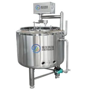 Manufacture of distributed machine to make mozzarella vat 300 500 liters and butter for process cheeses plant