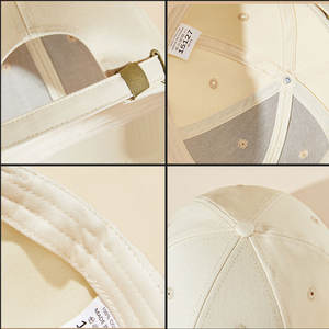 <span class=keywords><strong>หมวกแก๊ป</strong></span>ทรงดั้งเดิมคุณภาพสูง ขายส่ง ปักโลโก้ตามสั่ง 6 แผง ผ้าฝ้าย 100% หมวกเบสบอลแบบสปอร์ตสำหรับทุกเพศ - Product Image 3