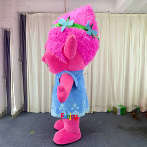Disfraz Inflable de los <span class=keywords><strong>Personajes</strong></span> Poppy y Branch de <span class=keywords><strong>Trolls</strong></span>, Disfraz de Mascota para Adultos, para Fiestas de Cumpleaños y Eventos - Product Image 4