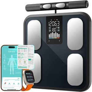 Báscula Digital Electrónica para Grasa Corporal con Capacidad de 180 kg, Sensor de Alta Precisión, Control por Aplicación y Uso en Oficina - Product Image 1