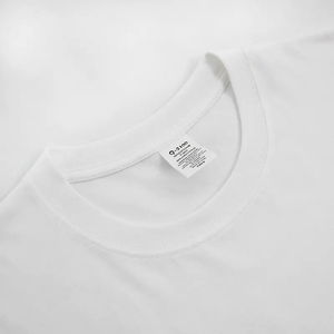 ユニセックス 210gsm コームド100%コットンTシャツ 無地 ブラック ホワイト ベーシックTシャツ OEMロゴ カスタムTシャツ - Product Image 5