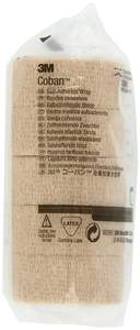 3M per il bendaggio elastico autoadesivo di Coban 1581 1 pollice X 5 dimensioni 6 confezioni e 5 rotoli di imballaggio - Product Image 3