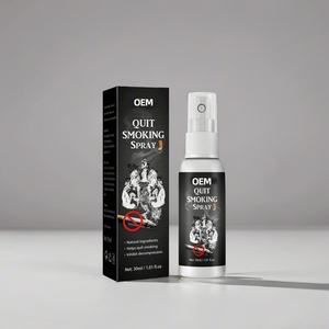 エンウェイ カスタムハーブスモーキングストップスプレー 30ml ニコチンアミド 無添加 呼吸爽やか 携帯用ヘルスケア - Product Image 1