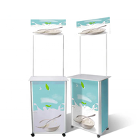 Table de promotion en aluminium Table publicitaire pliable en aluminium