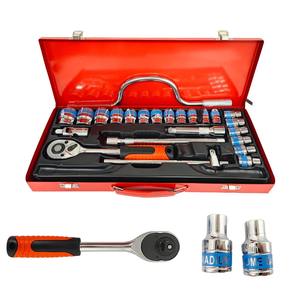 Juego de Herramientas Mecánicas para Auto de 24 Piezas, Acero al Carbono Cromado, con Cinta Negra, para Reparación Automotriz, Venta al Por Mayor - Product Image 5