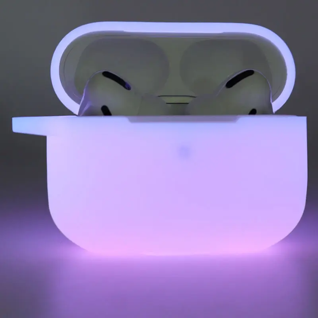 Glow in the Dark Silicon case for Apple Air Pods 2 1 Pro 3 Glowing in Dark Silicon Protective Airpod Case