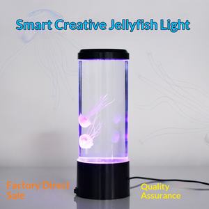 Lampe méduse à LED changeante de couleur |   Décoration d'<span class=keywords><strong>aquarium</strong></span> flottante alimentée par USB pour le salon - Product Image 1