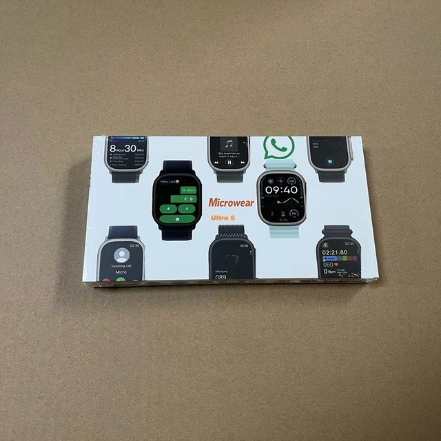 High Quality 2.01inch  Microwear Ultra 5 Smart Watch for Men Women S11 BT Health Monitor Smartwatch