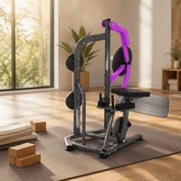 Machine à fessiers commerciale Jiewei JW-NP513 en acier au carbone pour entraînement des muscles des fessiers et des jambes, équipement de gym unisexe