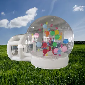 Khổng lồ Bong Bóng nhà bị trả lại phòng, trong suốt Inflatable Đảng Lều bong bóng nhà bị trả lại