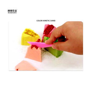 <span class=keywords><strong>Ensemble</strong></span> de sable cinétique aux couleurs vives pour enfants, artisanat artistique DIY, sable cinétique facile à nettoyer pour la maison et la maternelle, jeux éducatifs - Product Image 3